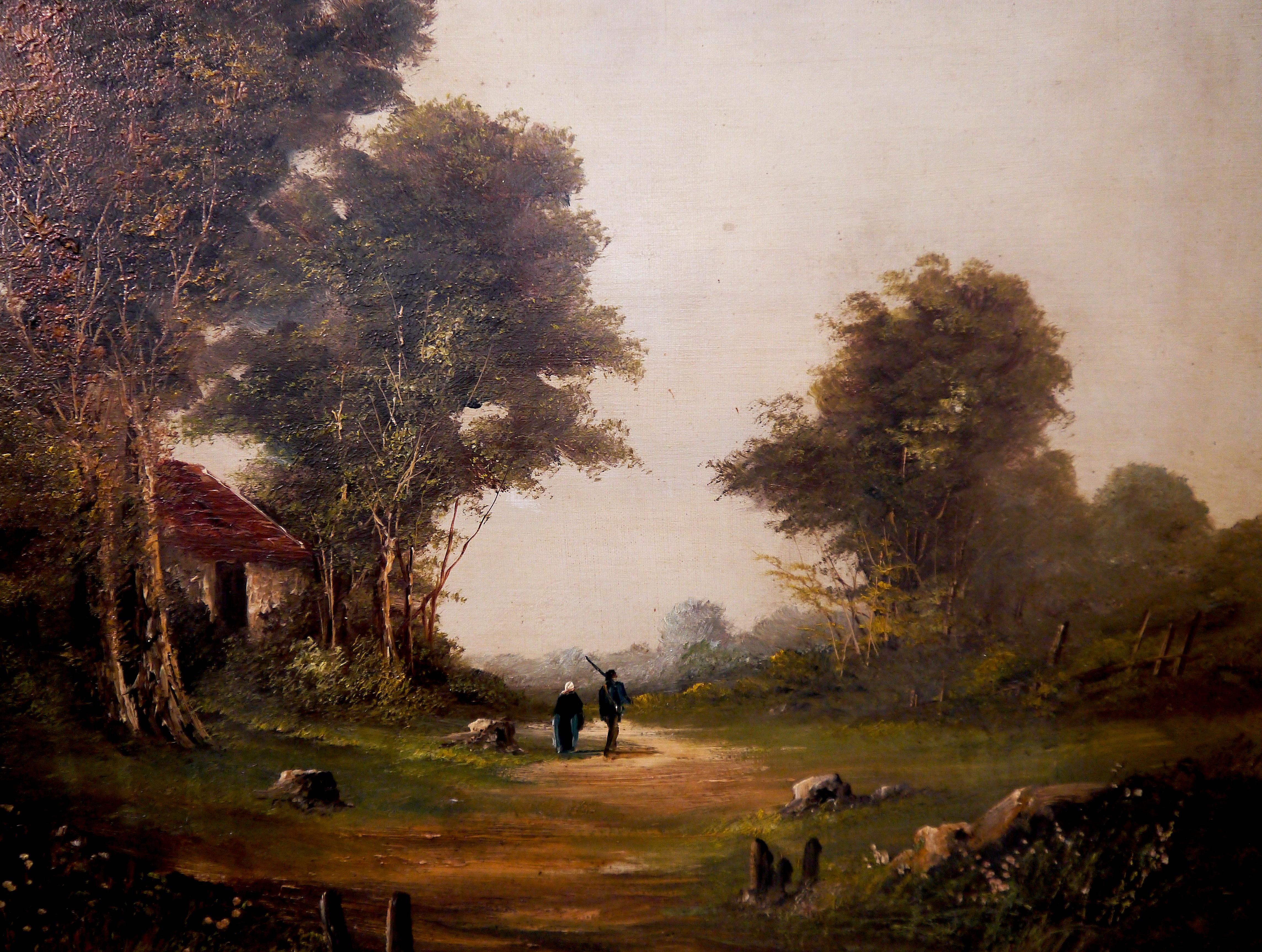 ➡️Landscape Barbizon⬅️

⏩Anonym⏪

Es ist einem Laurent-Gemälde aus der Schule von Barbizon sehr ähnlich


⭐Medium:⭐ Öl auf Leinwand

⭐Technik: ⭐Impasto-Malerei mit Pinselstrich

⭐Größe:⭐54.5x65cm / 21.5x 25.6inch
mit goldenem Rahmen: 73x85cm /