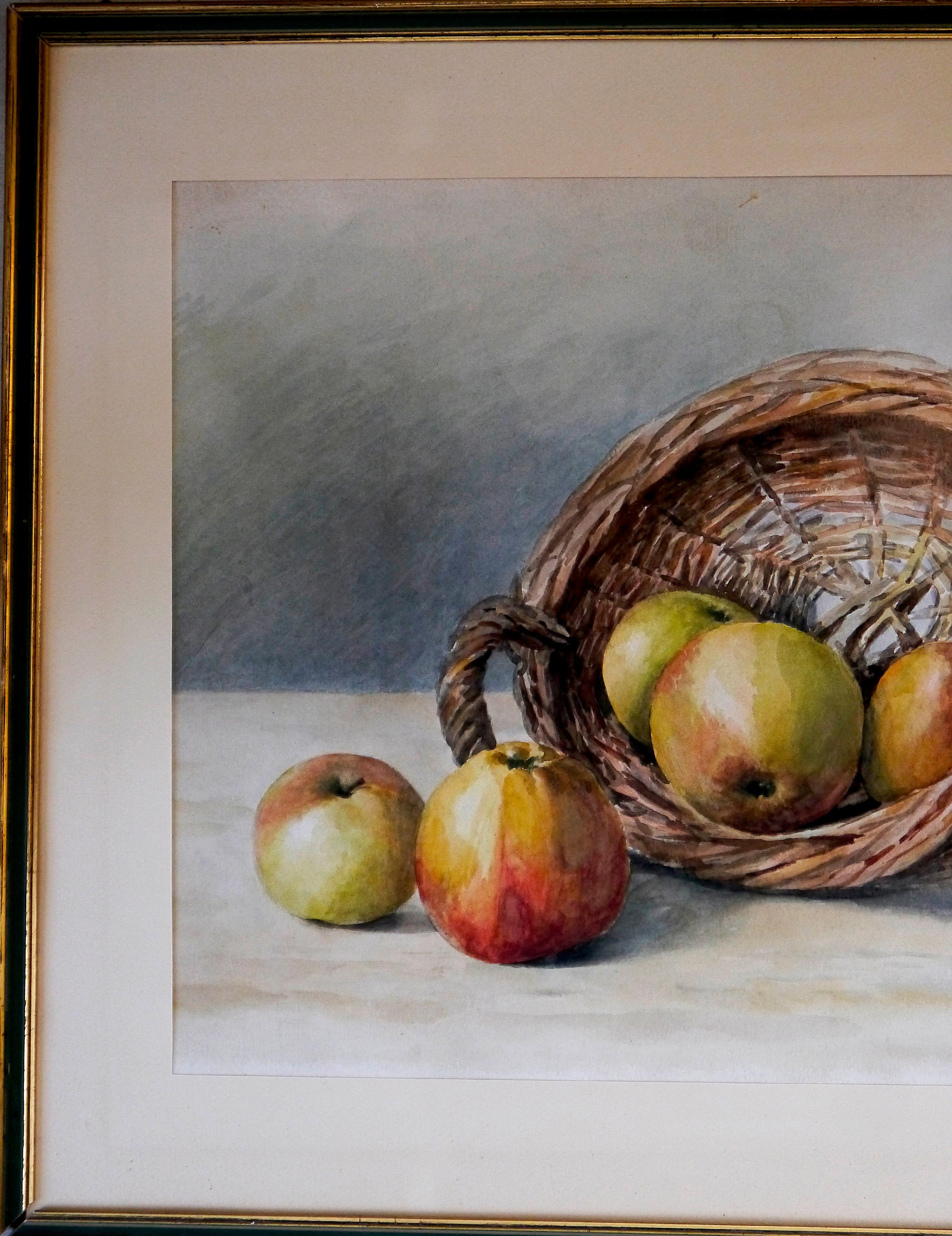 Natura morta Cesto di mele

Armoniosa composizione di mele e cesto di J. Muller (probabilmente un artista dell'Alsazia - Francia)

Analisi strutturale : ⭐

Per quanto riguarda la struttura del dipinto, l'intera composizione è costruita in forma