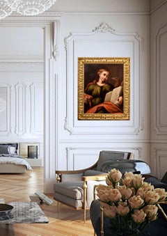 Saint John Evangelist Paint Oil on canvas Old master 18th Century French School