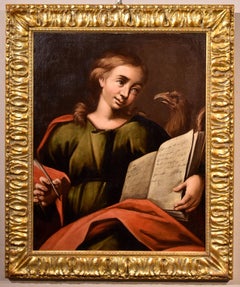 Saint John Evangelist Paint Oil on canvas Old master 18th Century French School 