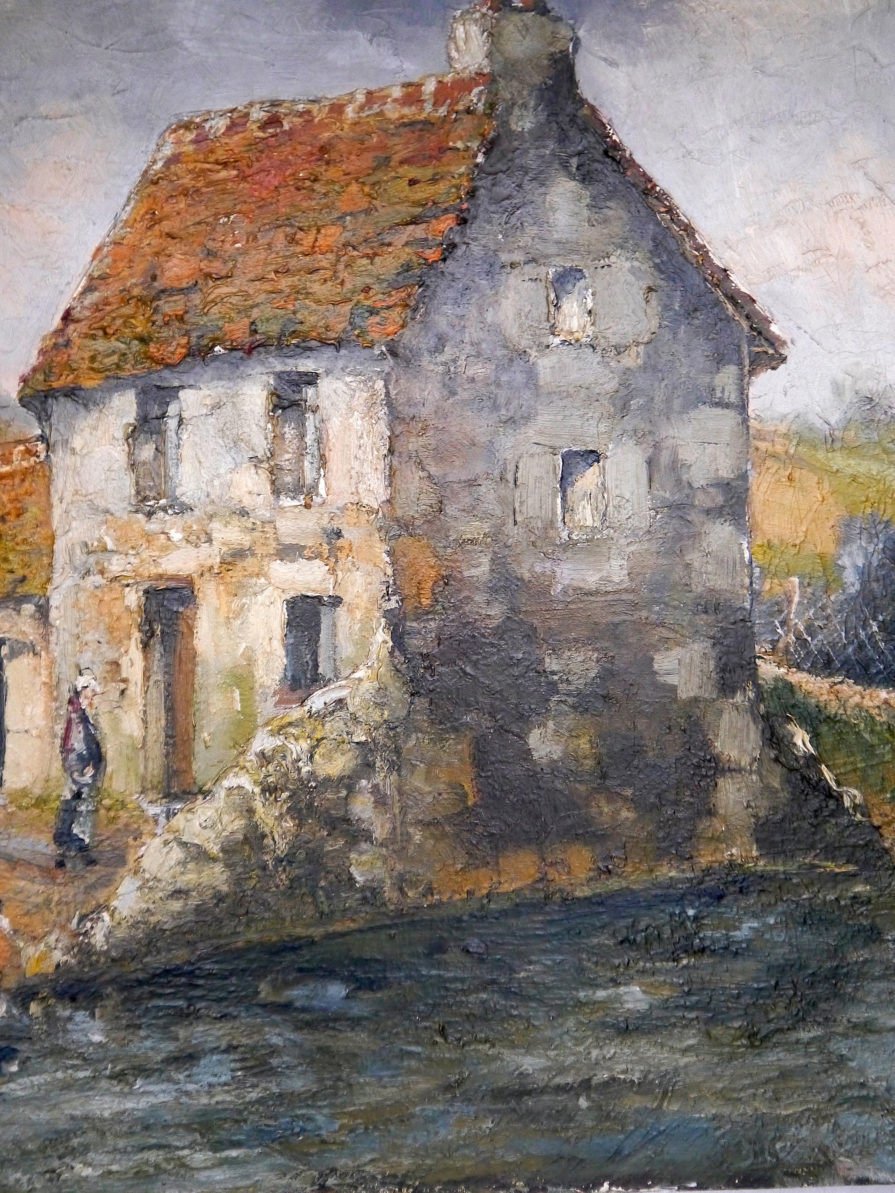 Una vecchia casa in periferia _  da Raymond Besse

Raymond Besse è stato un pittore francese del XIX-XX secolo. (1899-1969) 

Raymond Besse era un artista francese noto per le sue rappresentazioni di strade parigine dipinte in modo intenso.