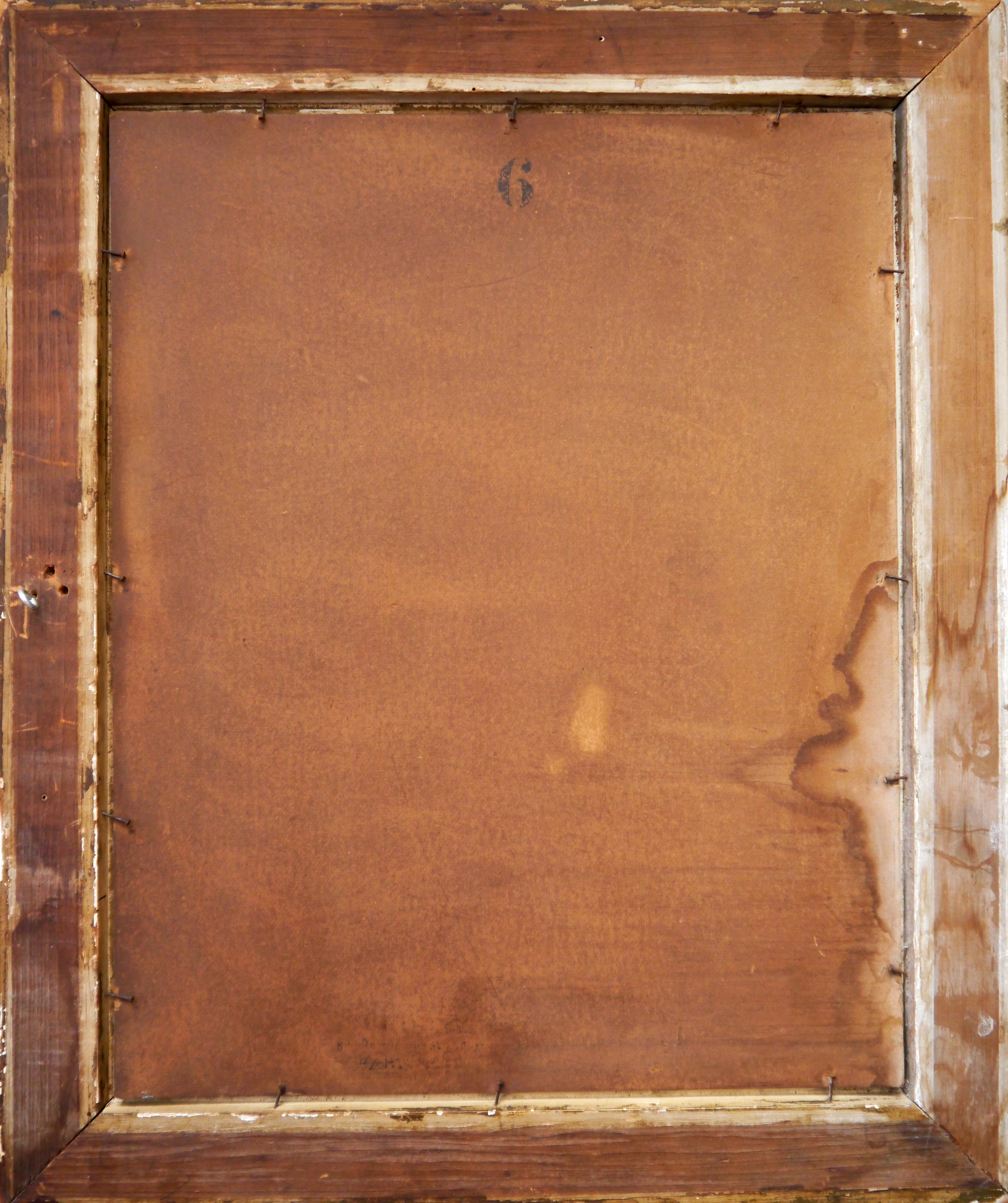 Quadro ad olio francese post-impressionista Provenza Fienile Firmato 5