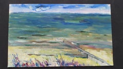 20th Century French Oil Painting A Summer Sea View