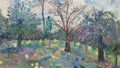 20th Century French Oil Painting Olives and Lemons in Provence