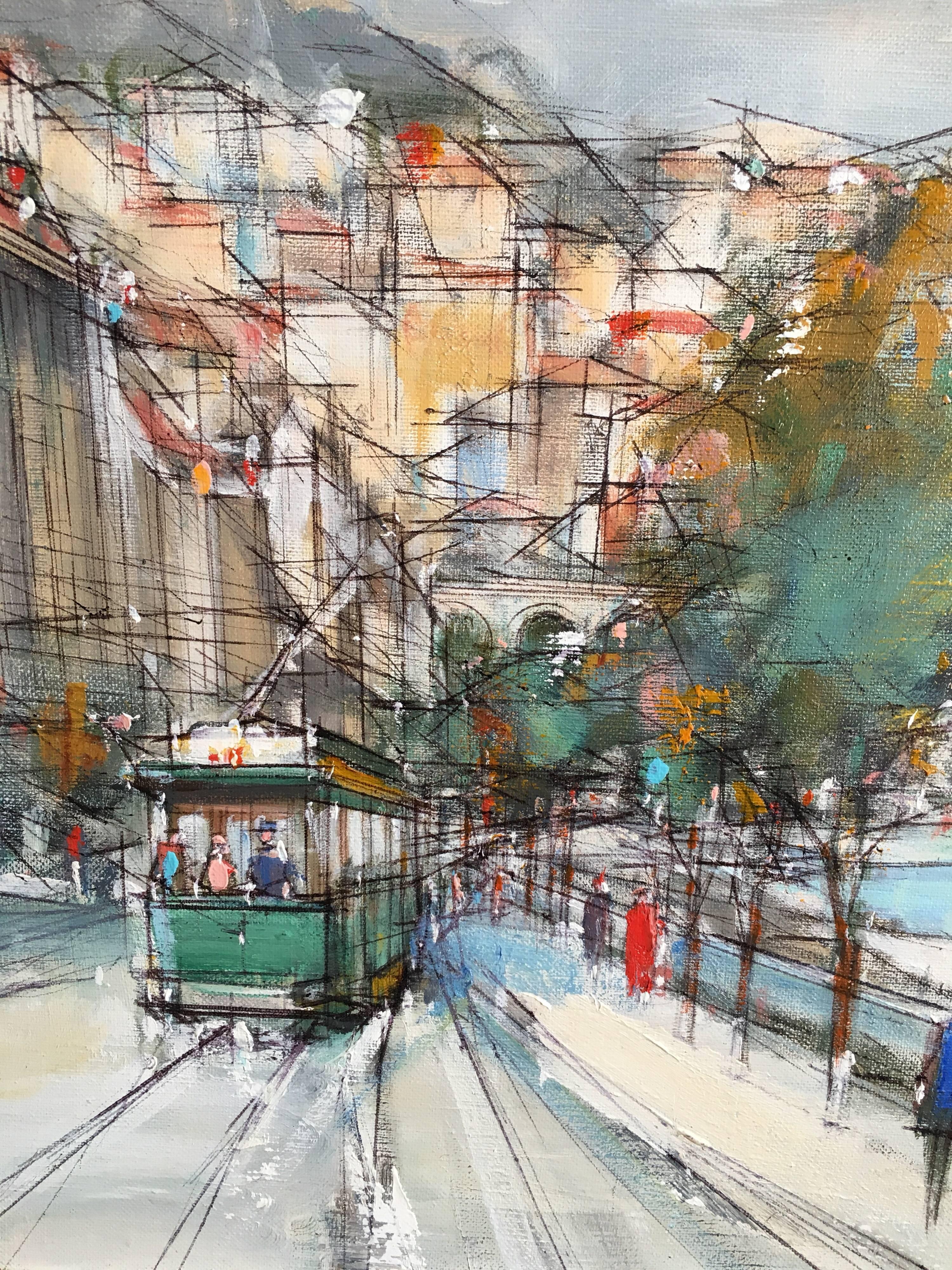 Paesaggio architettonico di Monte-Carlo, Pittura ad olio, Città europea, Firmato
Scuola francese, fine secolo
Firmato dall'artista nell'angolo in basso a sinistra.
Dipinto a olio su tela, incorniciato
Dimensioni della cornice: 19,5 x 22,5