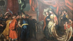 Mythological Frame " The Queen Of Sheba" France 19th Century