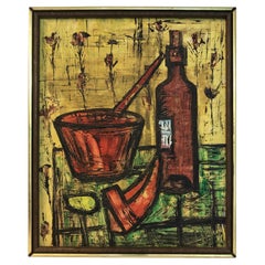 Bodegón de la Escuela Francesa a la Manera de Bernard Buffet