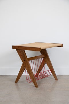 French Scissor Leg Magazine Table