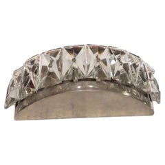 French Sconce in Crystal and chrome
