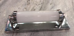 French Sconce in Opaline and chrome