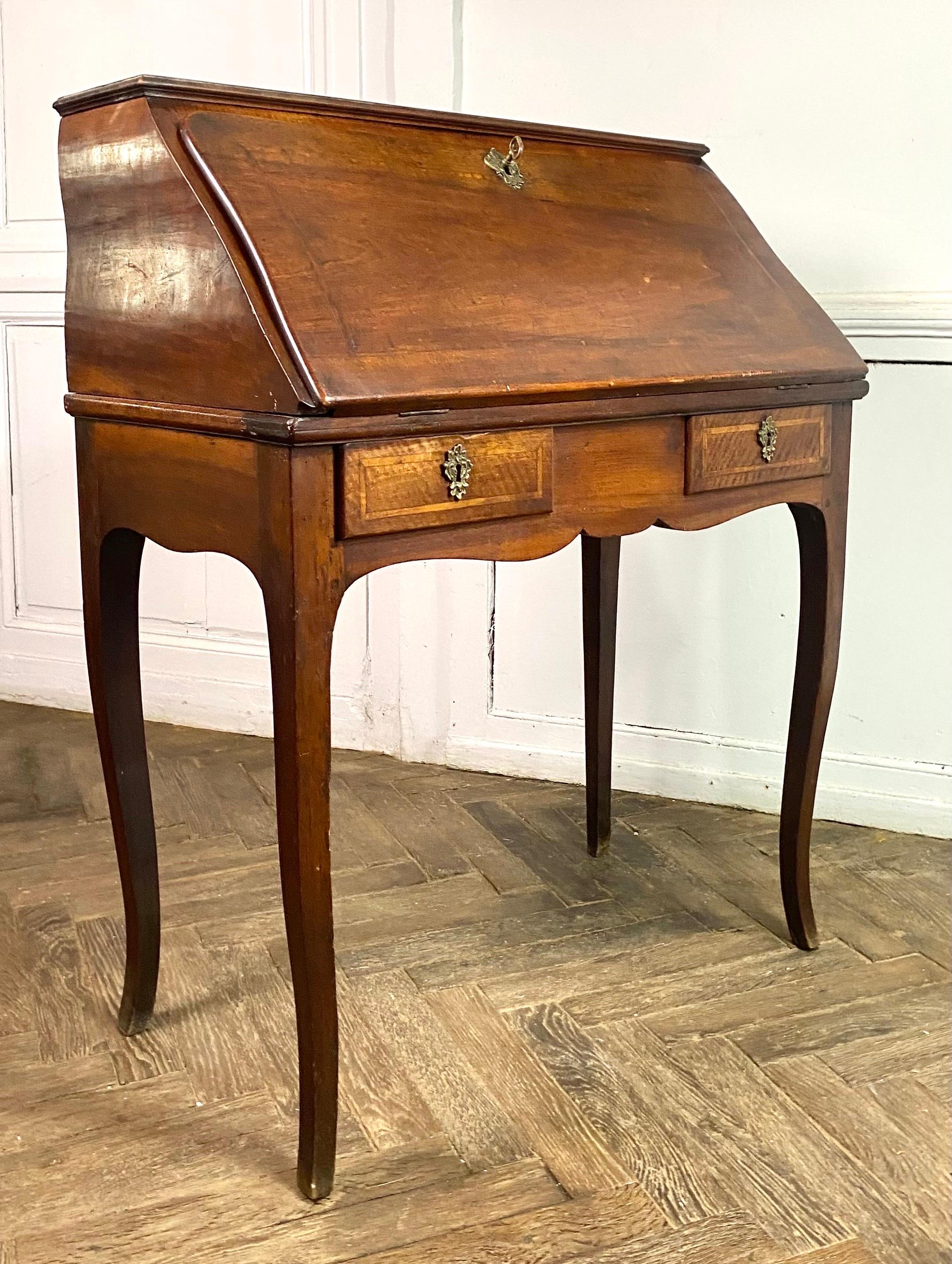 Französisch Scriban Schreibtisch, Esel Schreibtisch, Sekretär -Louis XV Periode - Frankreich 18.  (Louis XV.) im Angebot