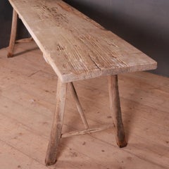 French Scrubbed Trestle Table