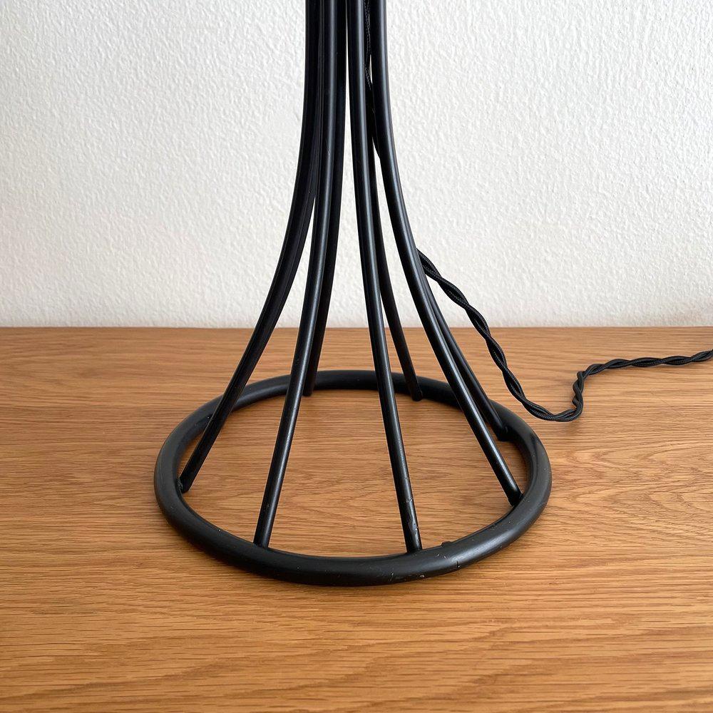 French Sculpted Eiffel Tower Iron Table Lamp  1