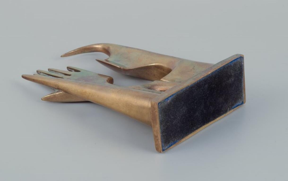 French sculptor, modernist bronze sculpture, solid bronze.  1960s/70s.  For Sale 1