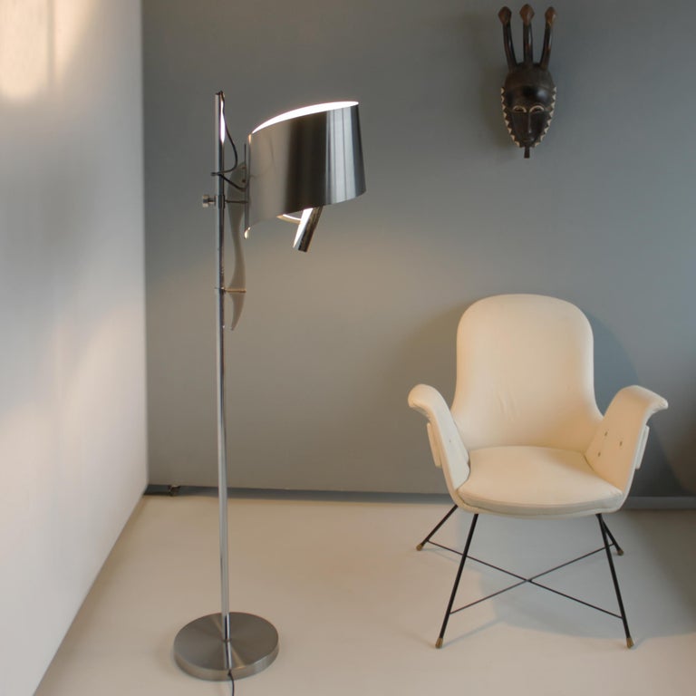 French Sculptural Floor Lamp by Maison Charles For Sale 2