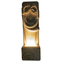 French Sculptural Lamp circa 1970 from Albert Tormos, France, 1970s