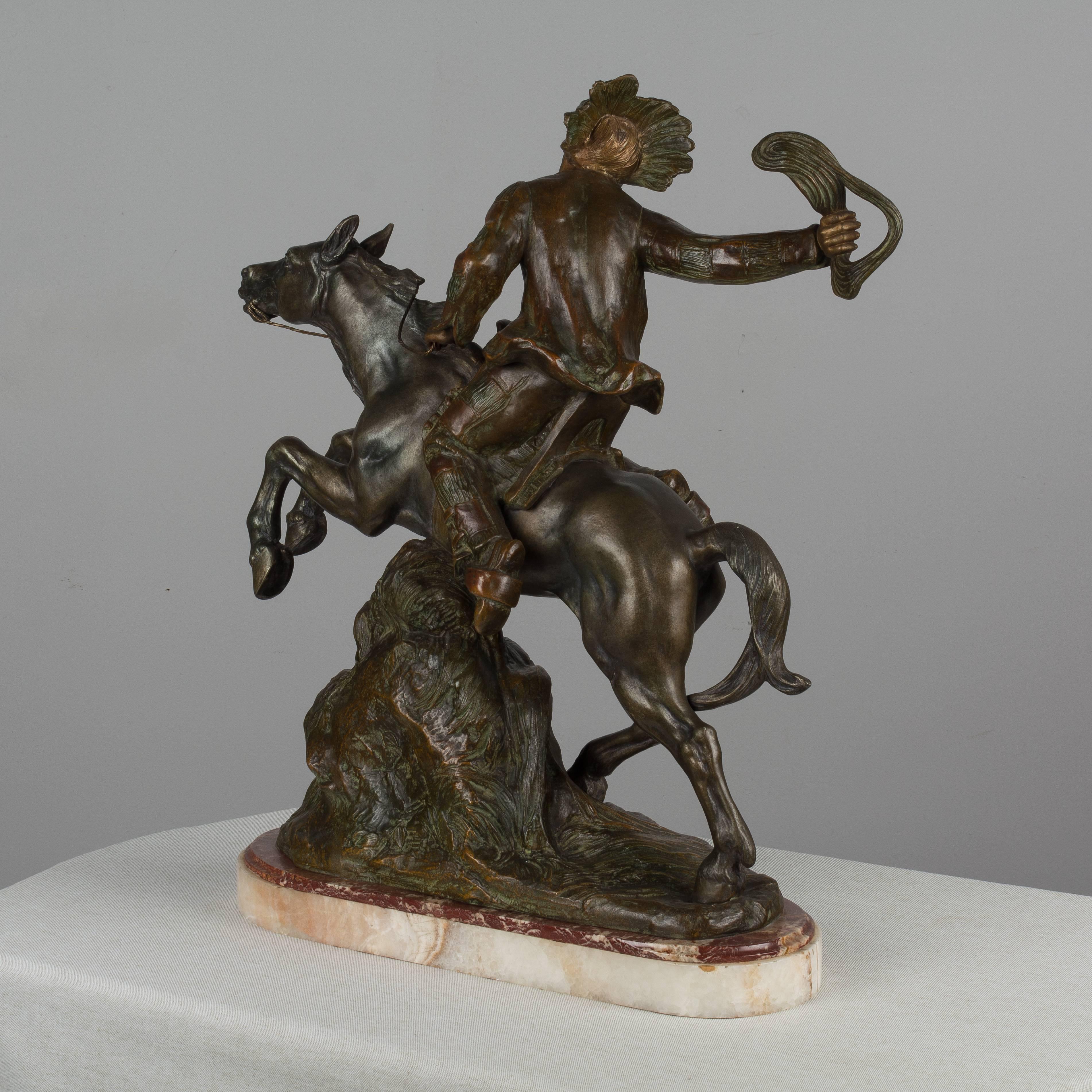 Cast French Sculpture by Antoine Bofill For Sale