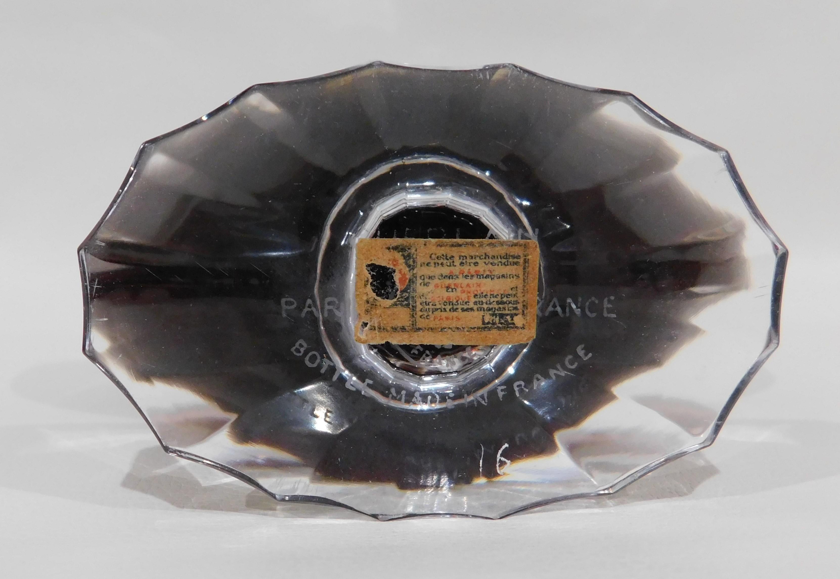French Sealed Shalimar by Guerlain Baccarat Perfume Bottle 3