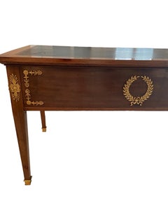 French Second Empire Mahogany Writing Desk