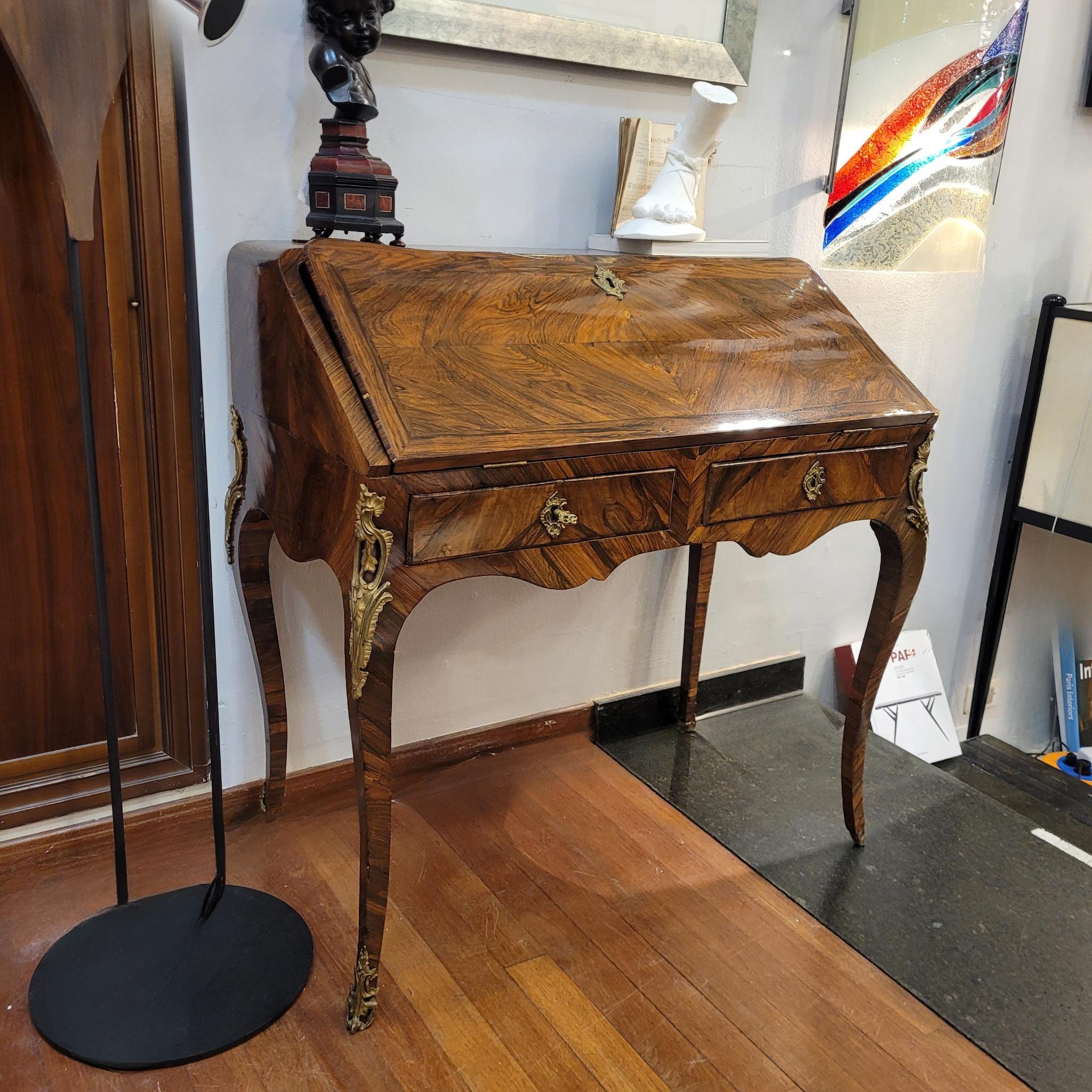 Early 19th Century French Secretaire , Bureau à pente / d’âne  Louis XV For Sale