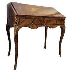 French Secretaire , Bureau à pente / d’âne  Louis XV