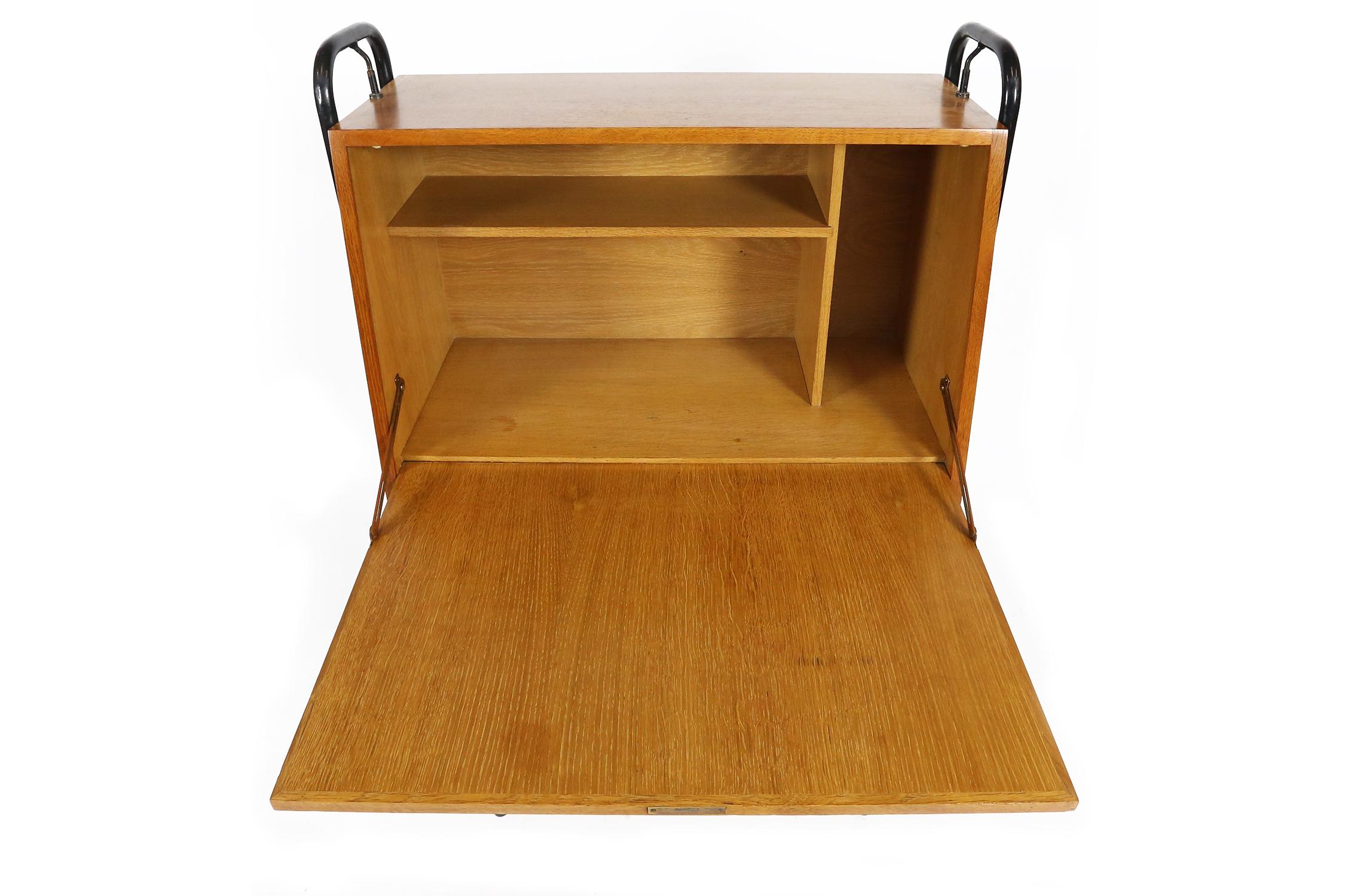 Milieu du XXe siècle Secrétaire de bureau français de Robert Charroy pour Mobilor:: années 1950