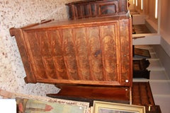 Bureau de secrétaire français de style Louis Philippe, fabriqué en bois d'acajou de 18