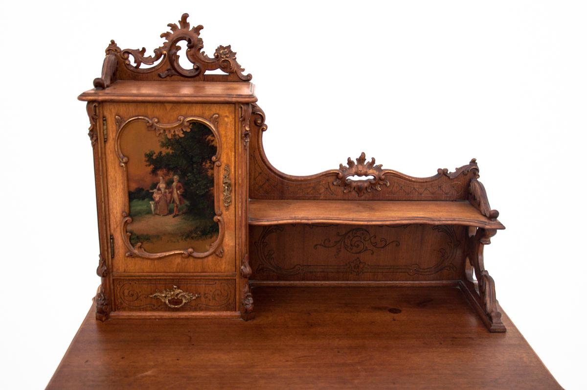 French Secretary Desk with a Chair from circa 1880 1