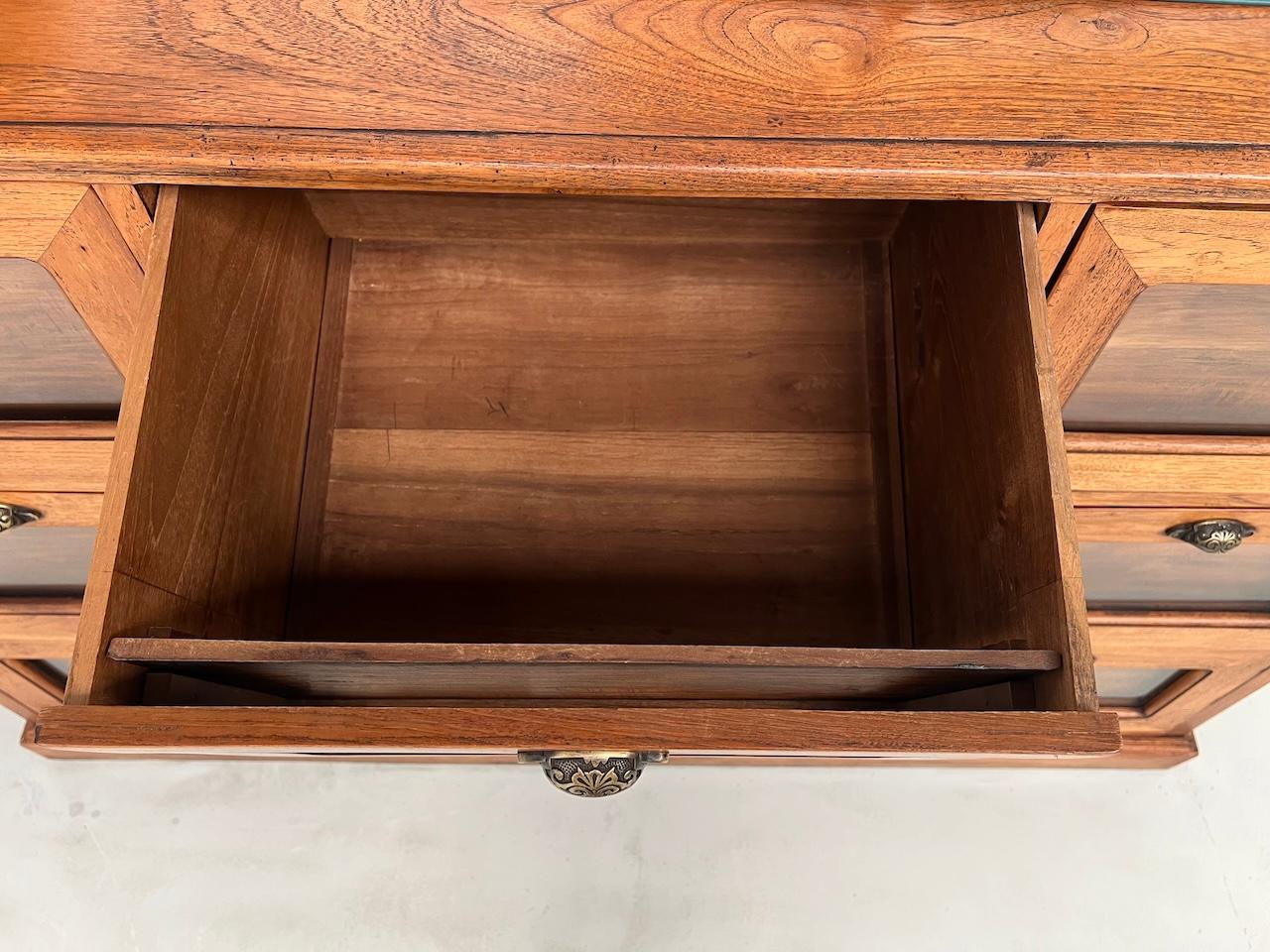 French seed cabinet in OAK with drawers from the 1950s 5