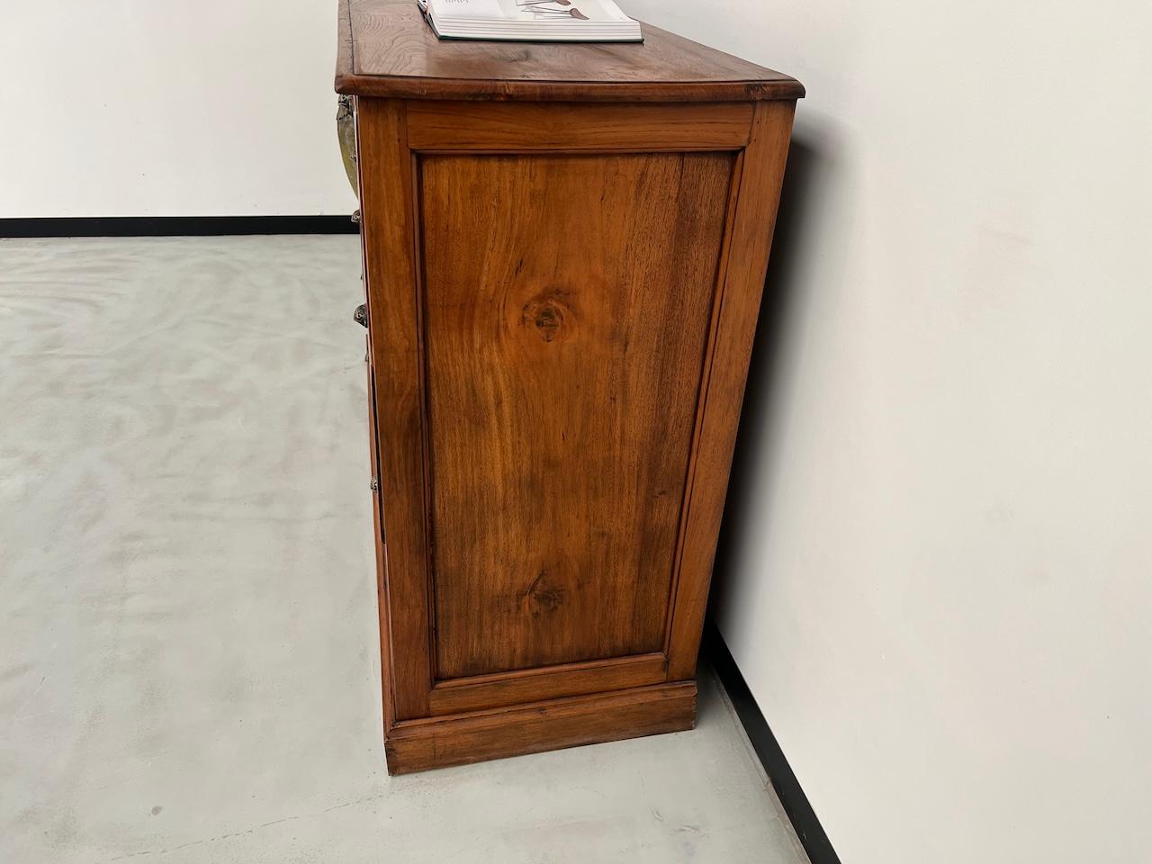 French seed cabinet in OAK with drawers from the 1950s 11