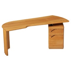Scrittoio curvo Seltz francese in Wood massiccio