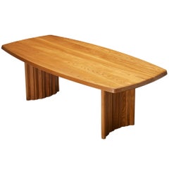 French Seltz Dining Table in Solid Elm