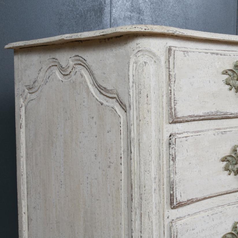 Oak French Serpentine Commode