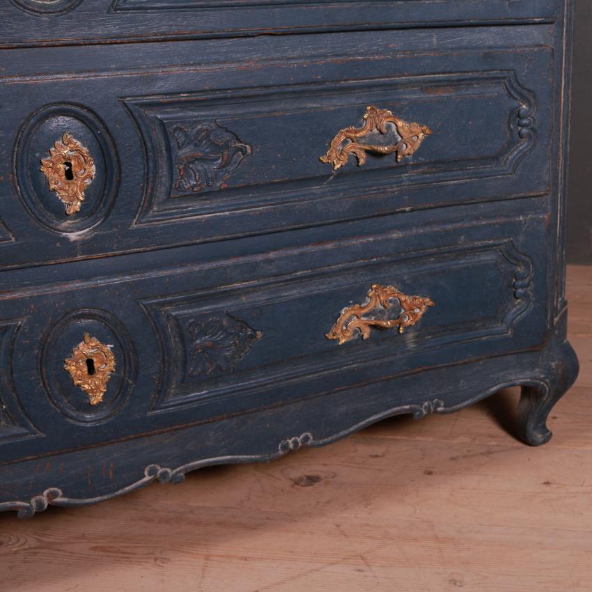 Oak French Serpentine Commode