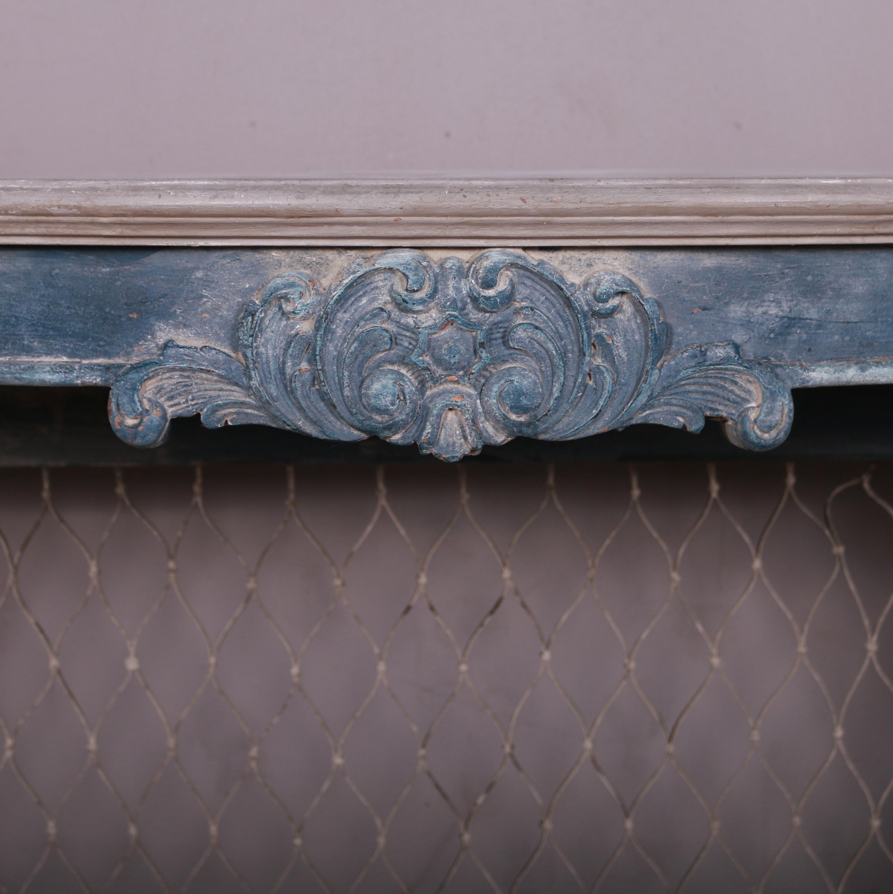 20th Century French Serpentine Console Table For Sale