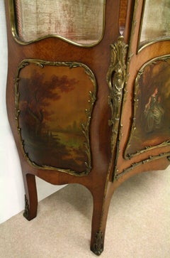 French Serpentine Front Vernis Martin Cabinet, circa 1870