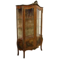 French Serpentine Front Vernis Martin Cabinet, circa 1870