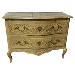 Commode française rare à deux tiroirs