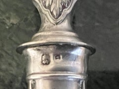 French Serving Set by Grunthaler, Sterling Handles, C. 1920's