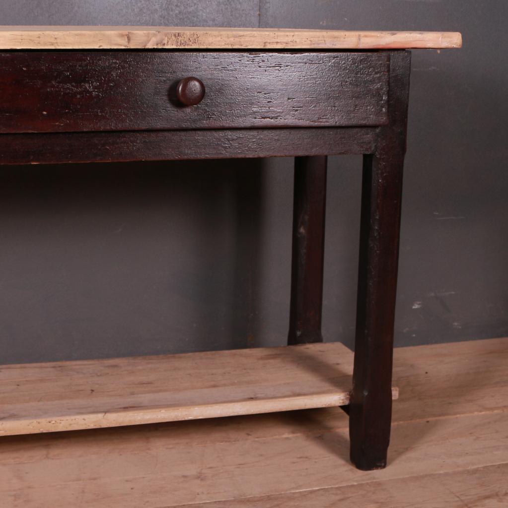 Walnut French Serving Table/ Console