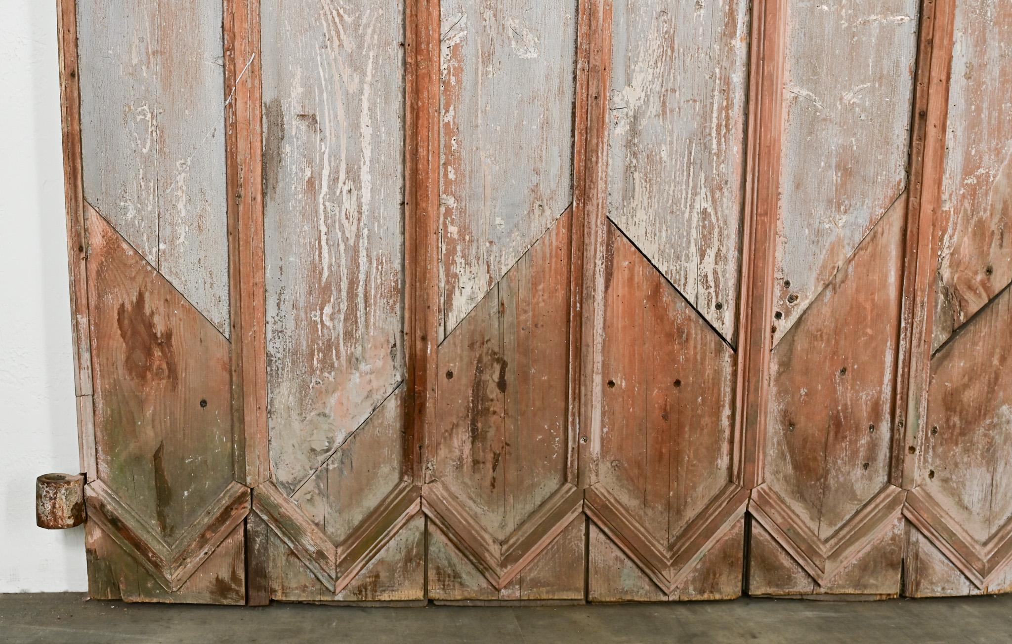 French Set of 19th Century Entry Doors For Sale 5