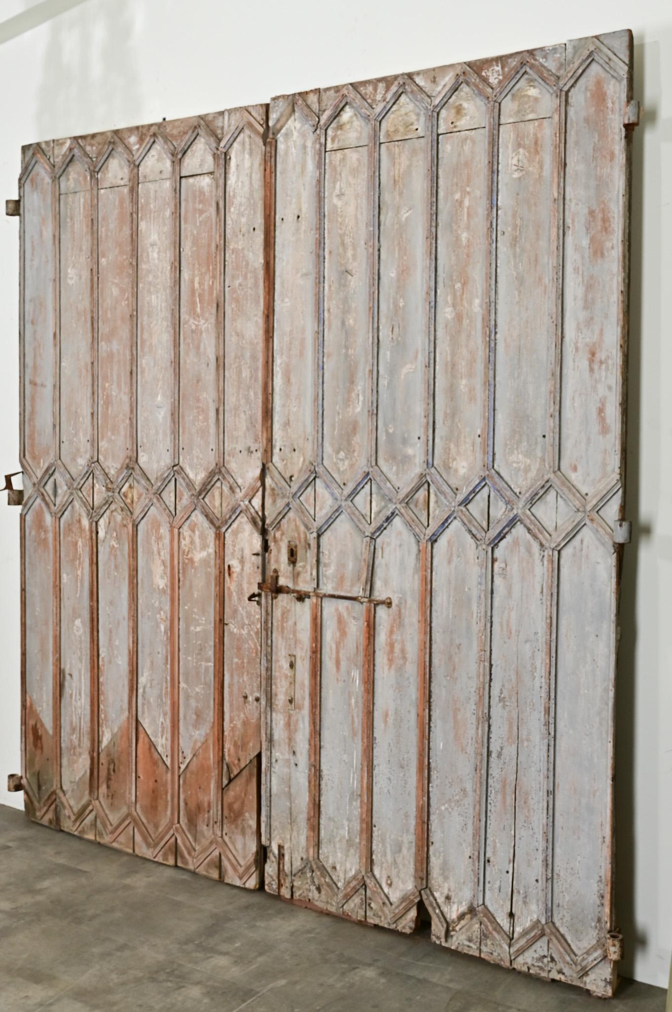 French Set of 19th Century Entry Doors For Sale 2