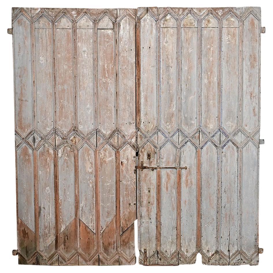 French Set of 19th Century Entry Doors For Sale
