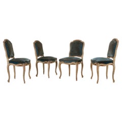 French Set of 4 Louis XV Style Chairs