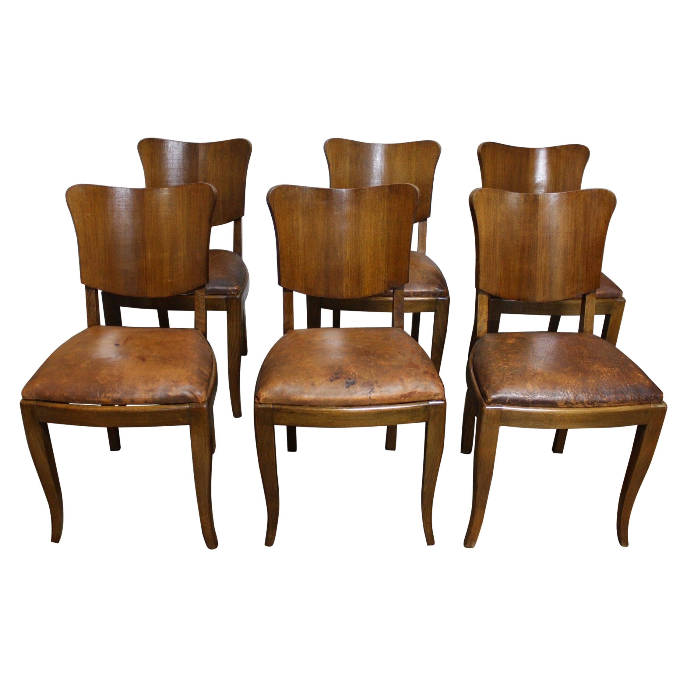 French Set of 6 Dining Chairs