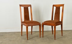 French Set of 6 Mid-Century Dining Chairs