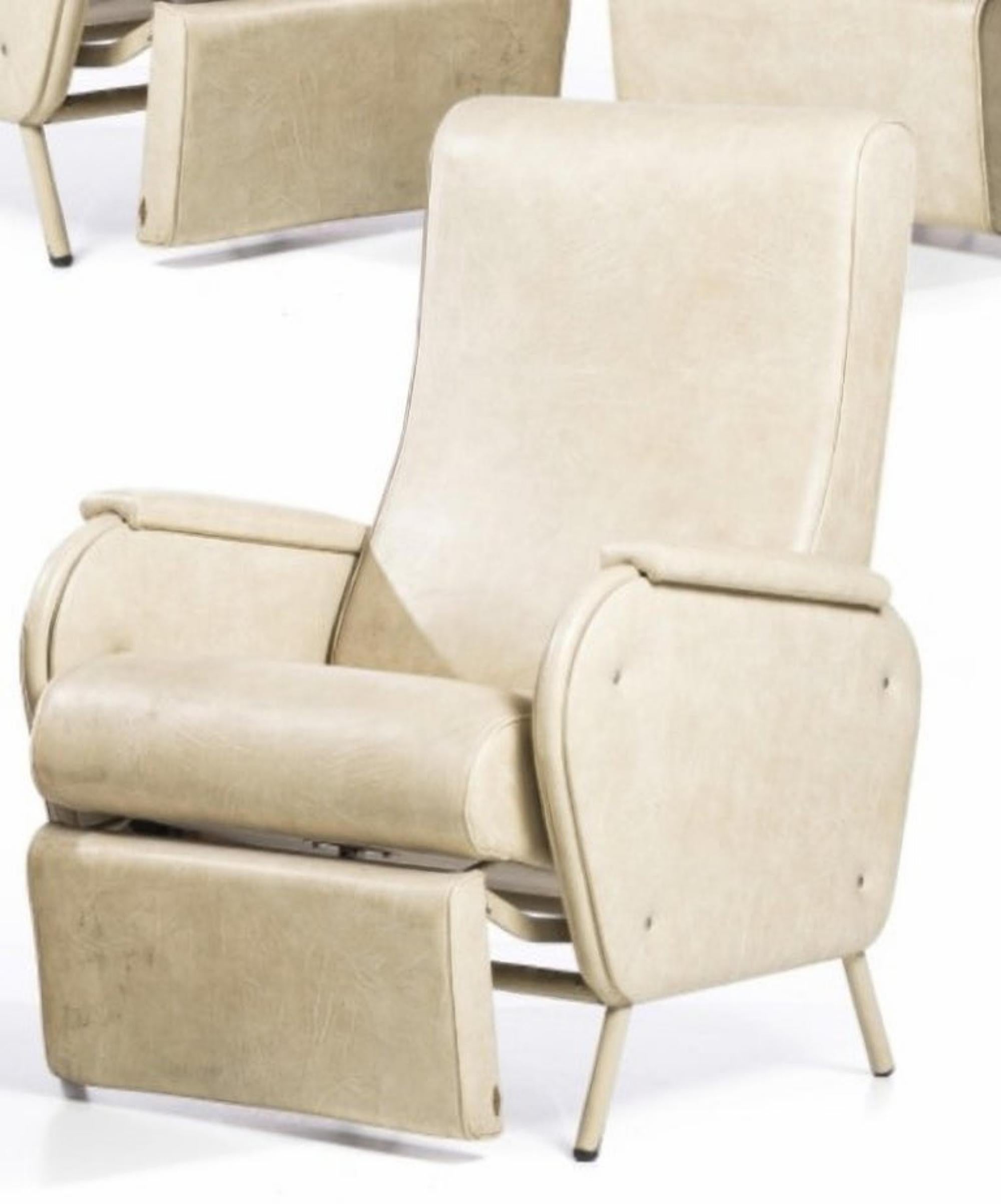 Français Ensemble français de quatre chaises Art Déco, début du XXe siècle en vente