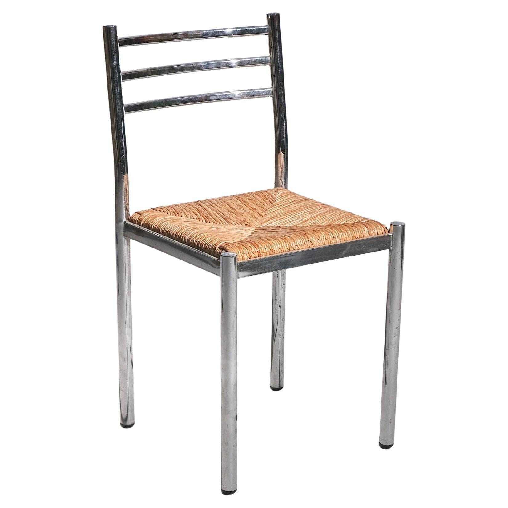 French Set of Four Metal Dining