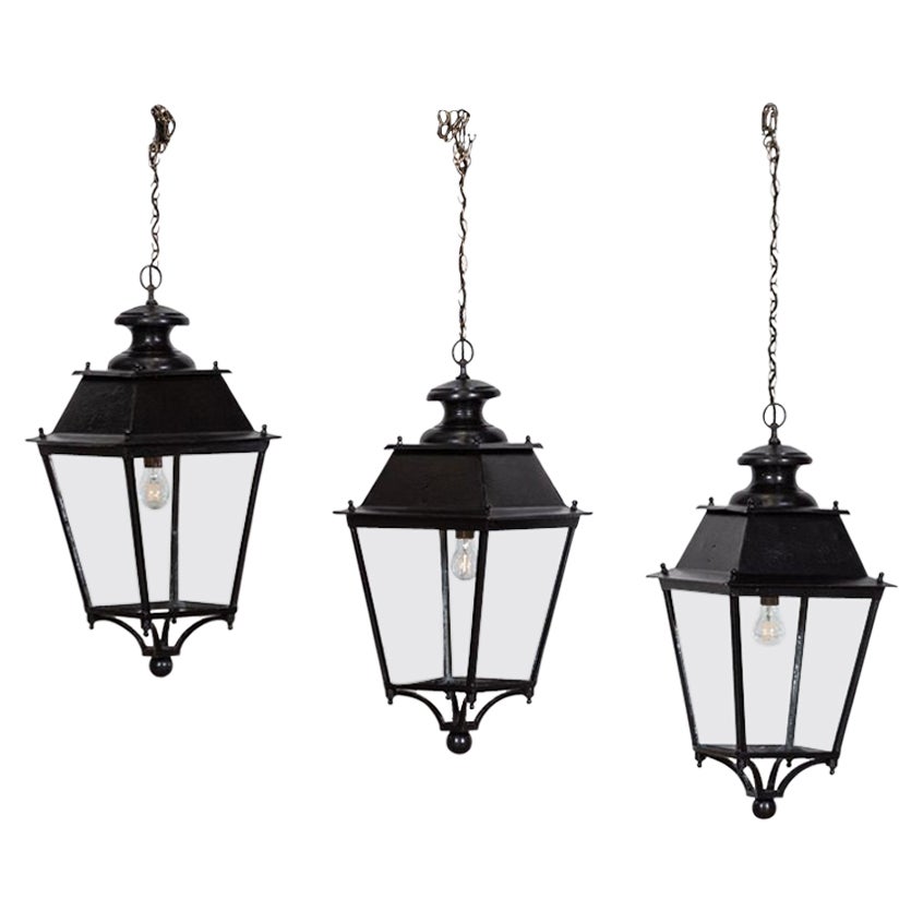 Französisches Set x3 große Laternen, Set