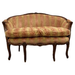 Vintage French Settee w/ 6 Legs